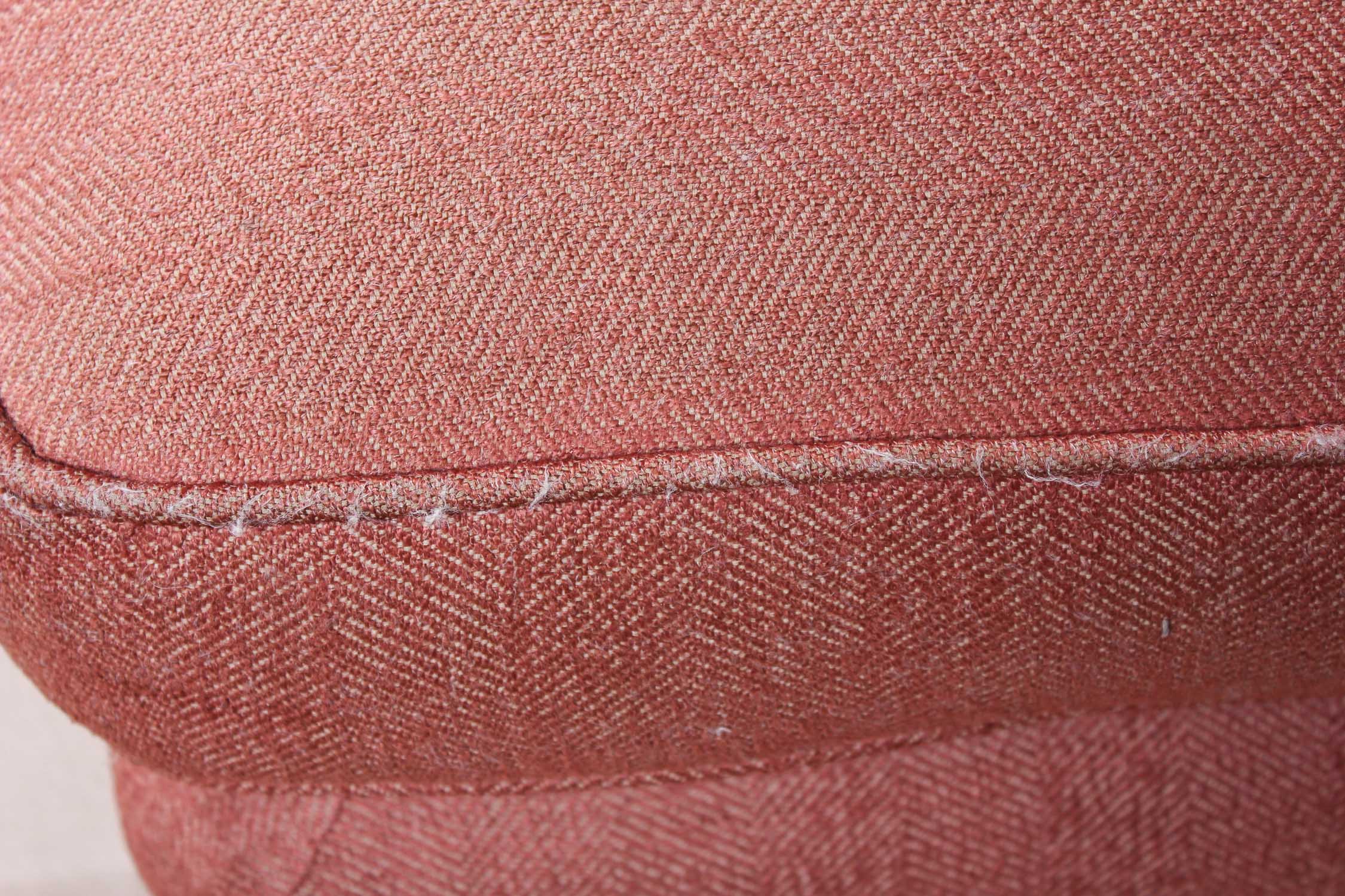 Pair of Armless Chairs and Ottoman