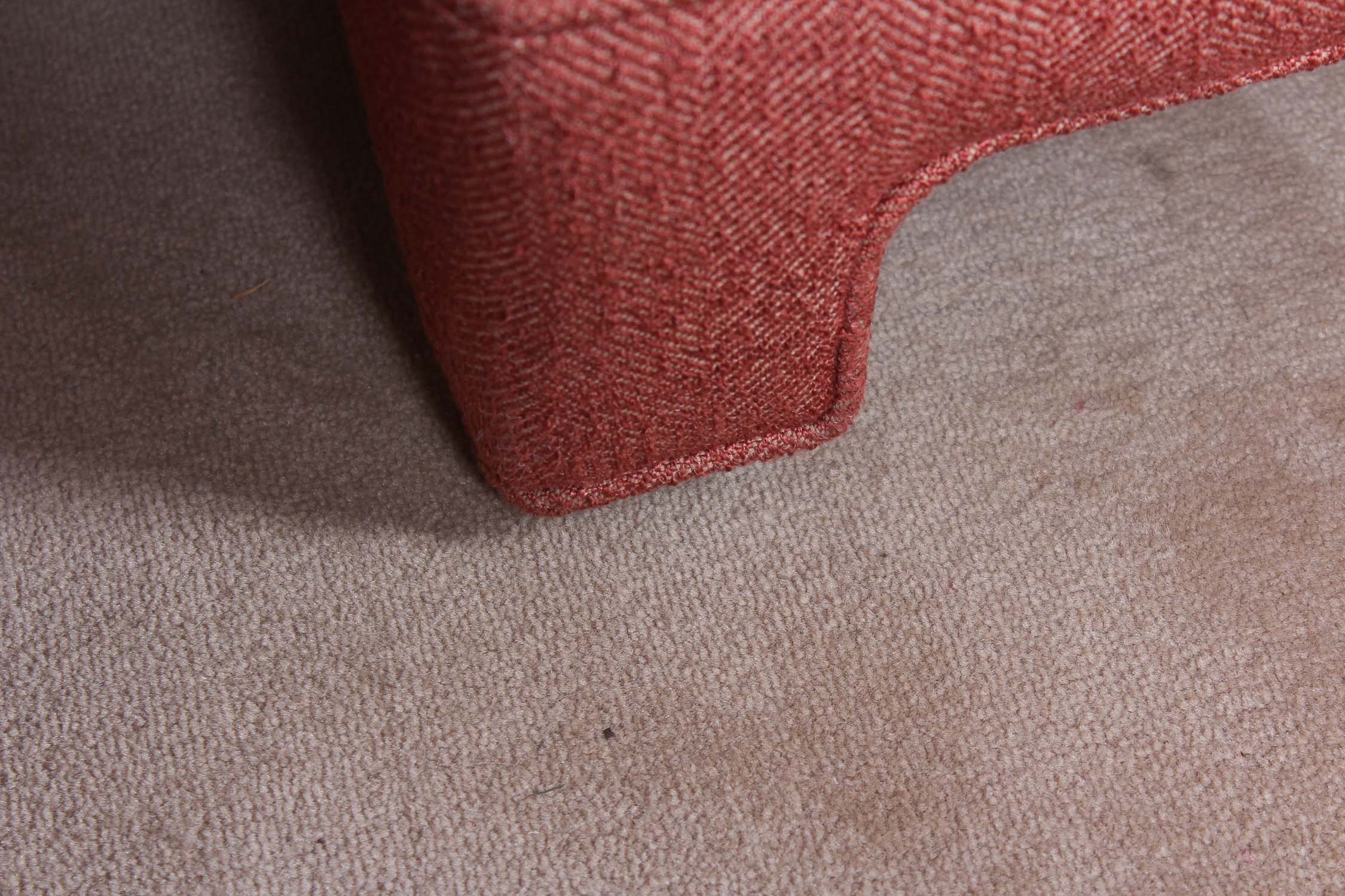 Pair of Armless Chairs and Ottoman