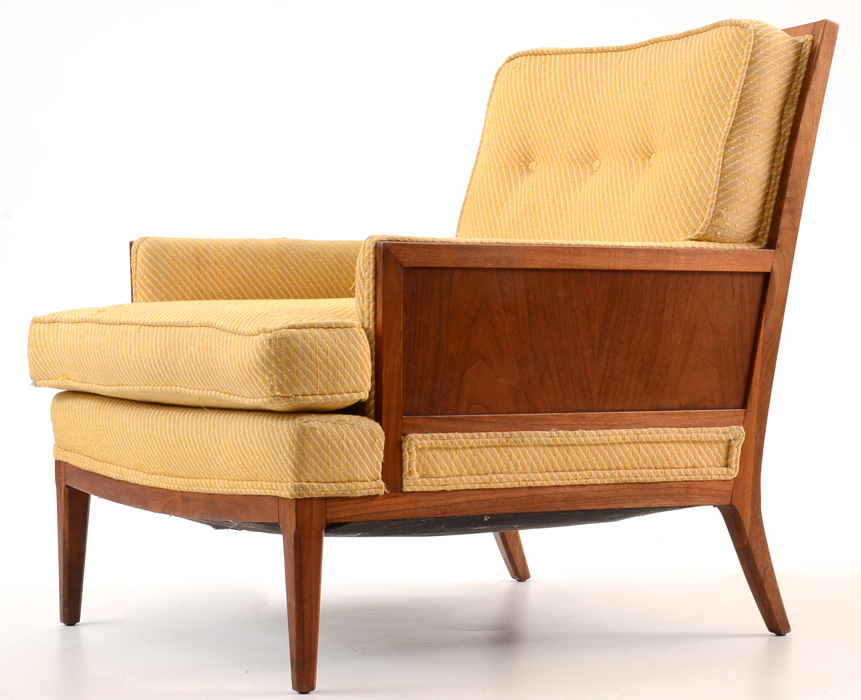 Pair of Mid Century Modern Walnut Side Chairs