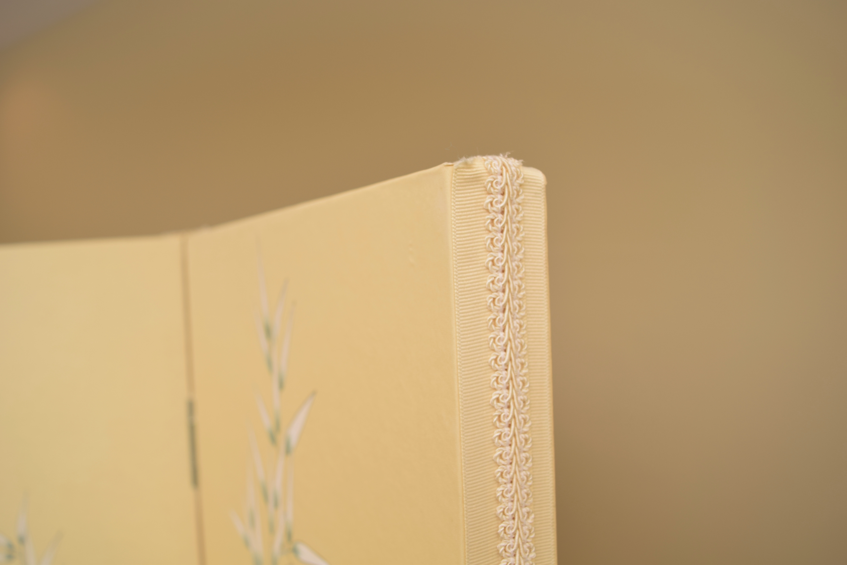 Degournay Silk Folding Panel Screen