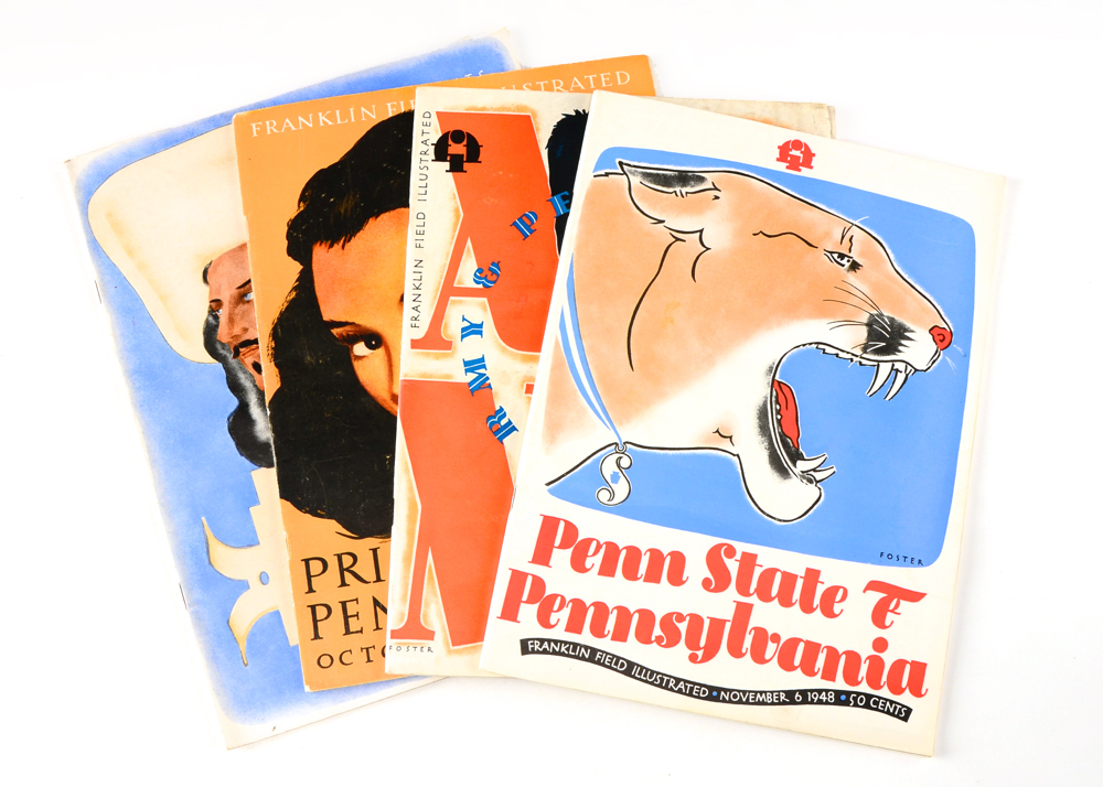 1940s Pennsylvania Football Programs