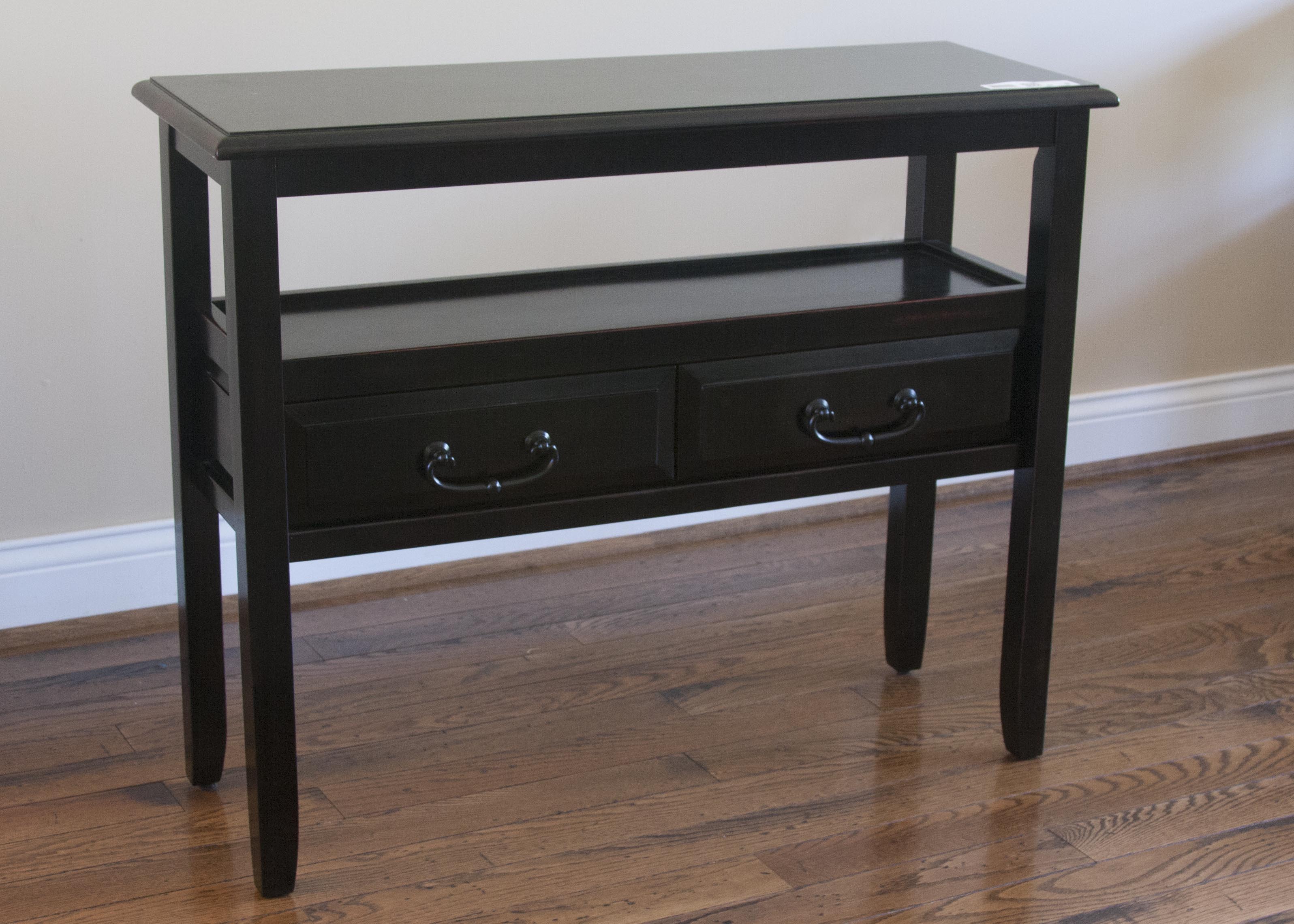 Dark Wood Side Table