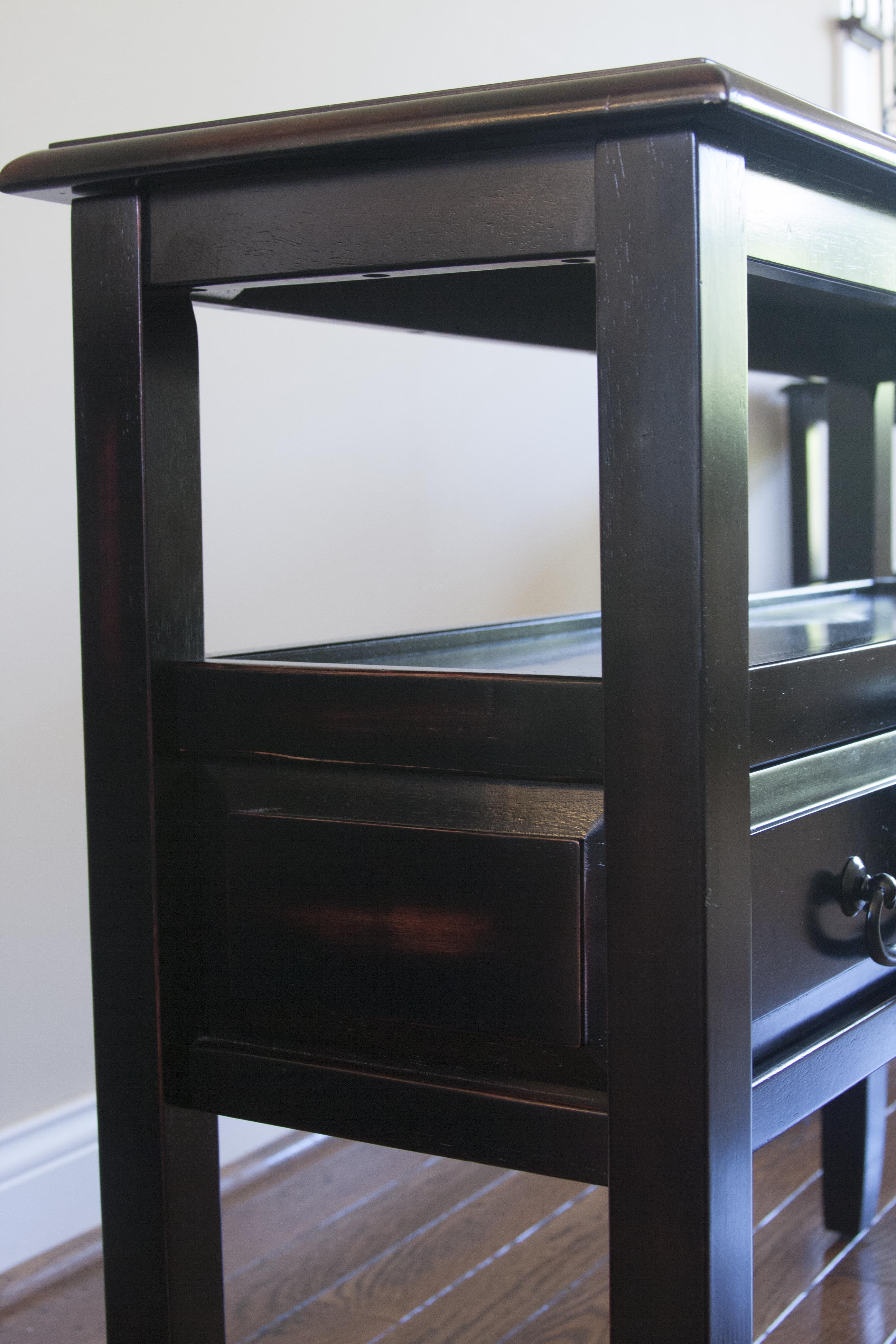 Dark Wood Side Table