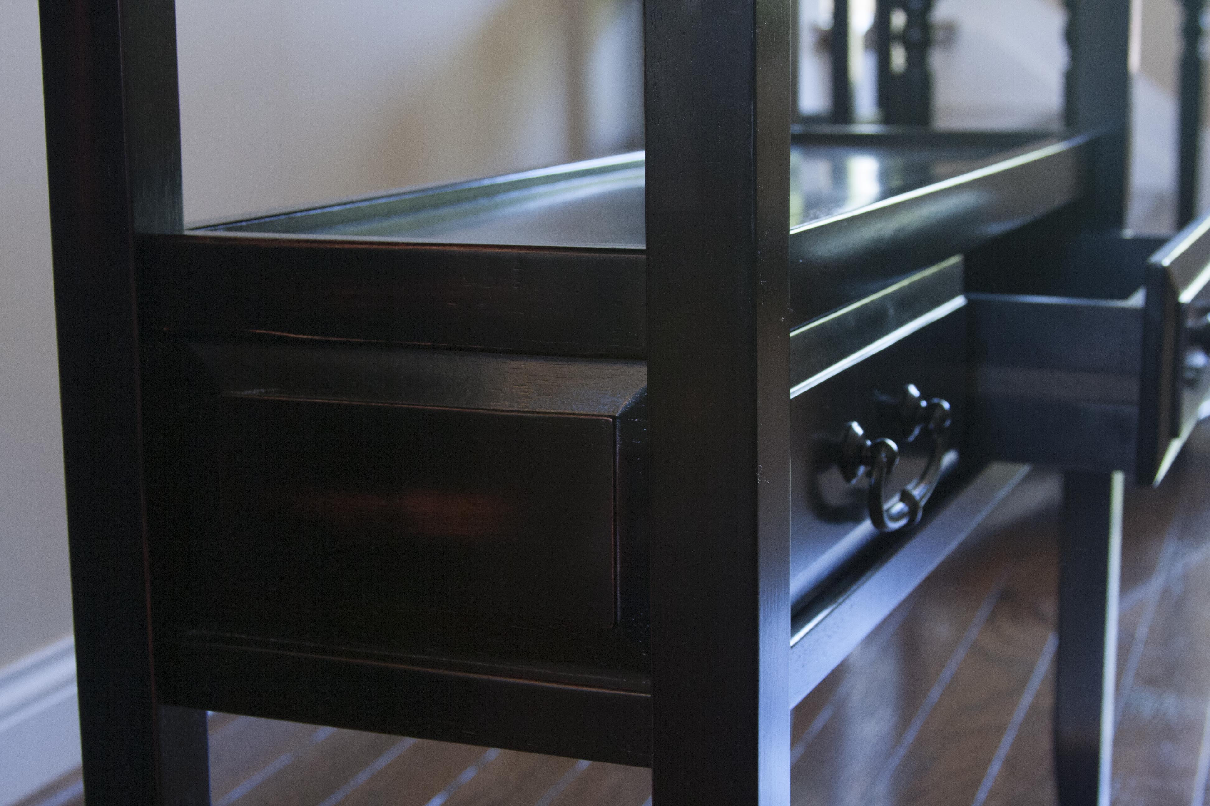 Dark Wood Side Table