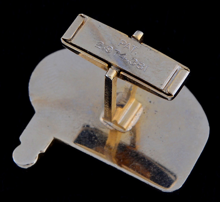 1965 World's Fair Billy Graham Pavilion Cufflinks and Tie Clip