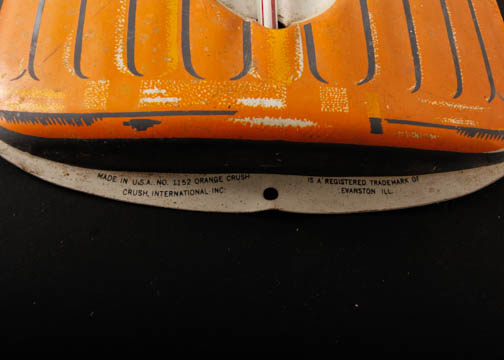 Vintage "Orange Crush" Thermometer