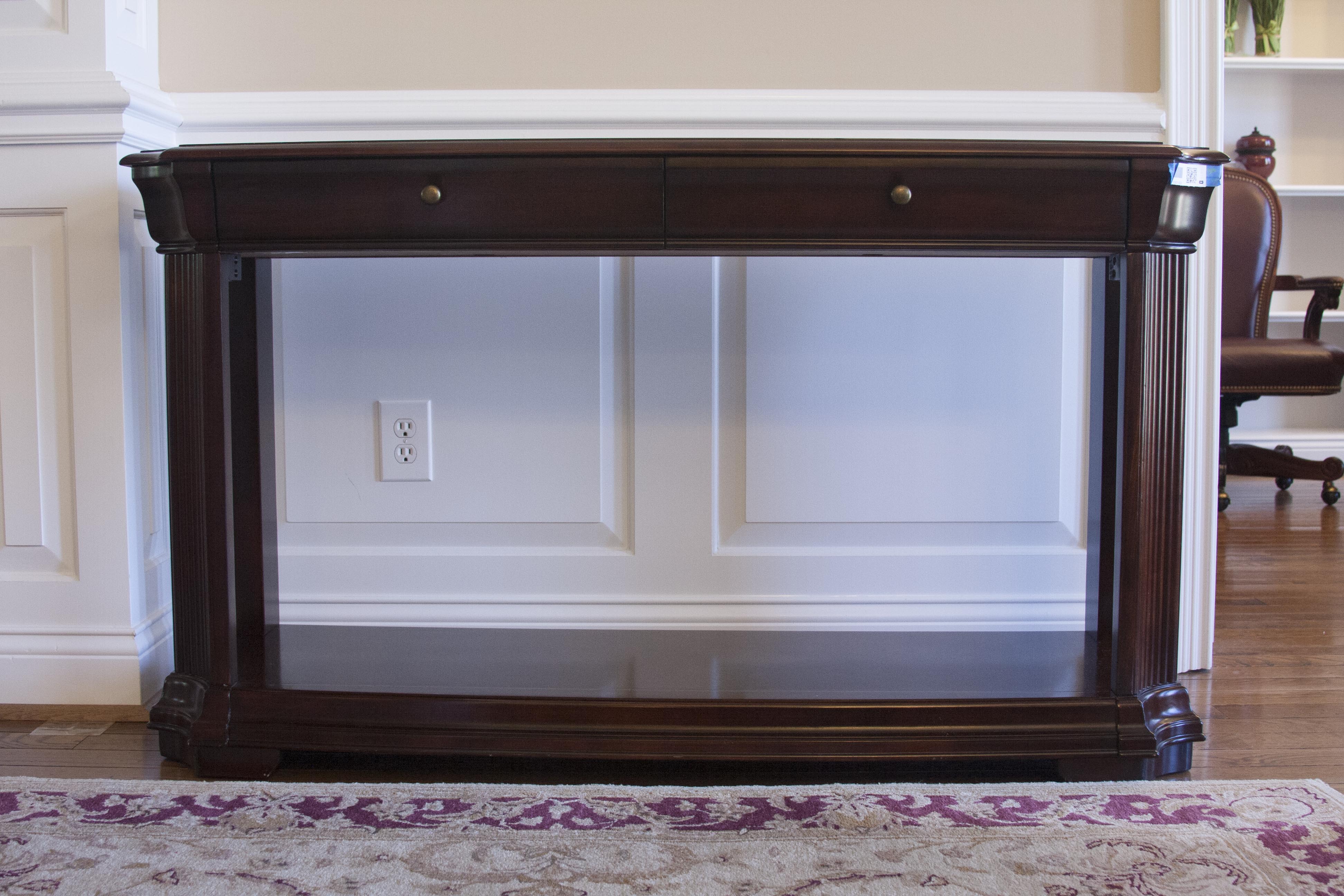 Broyhill Cherry Console Table