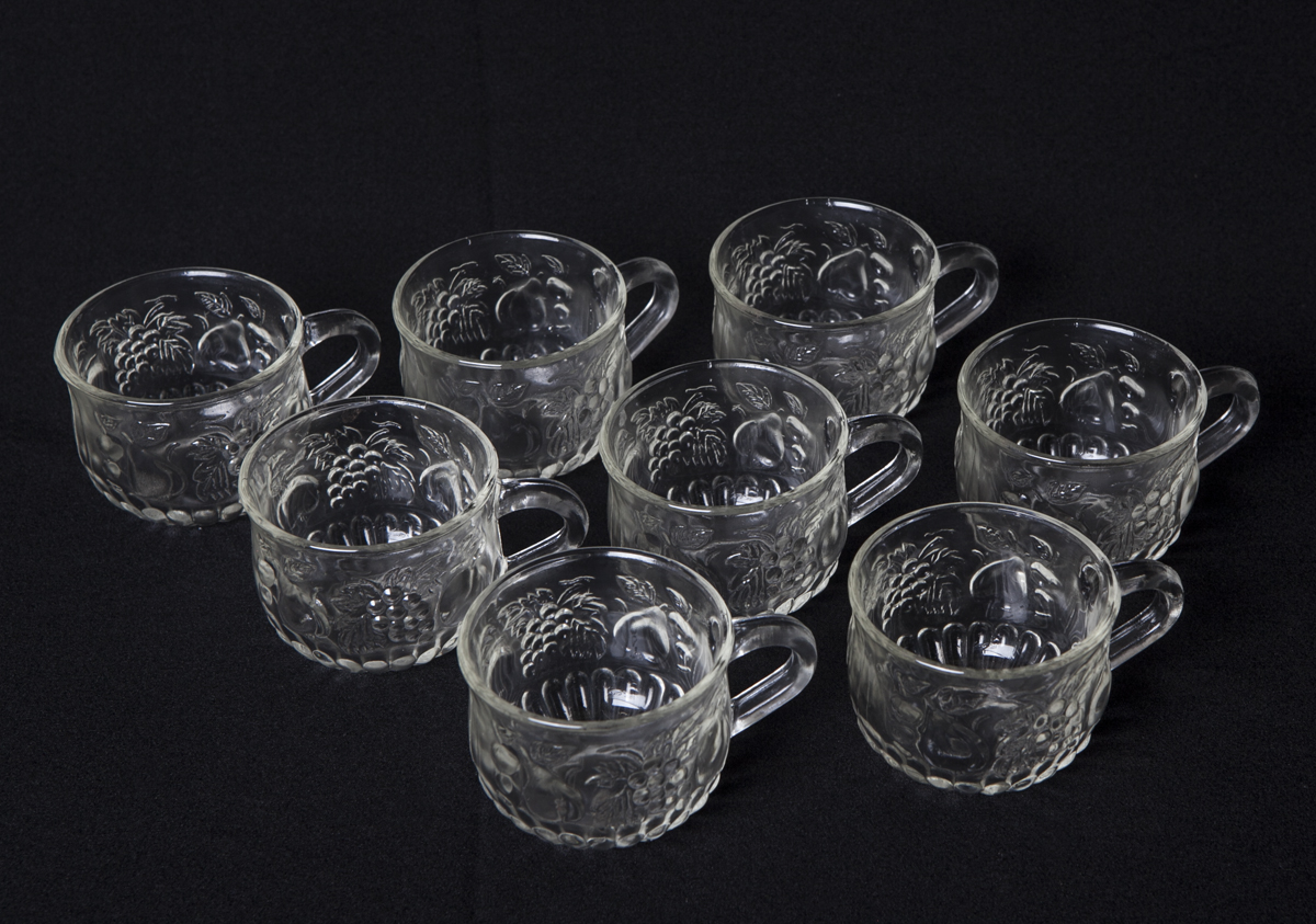 Jeannette Glass Punch Bowl Set