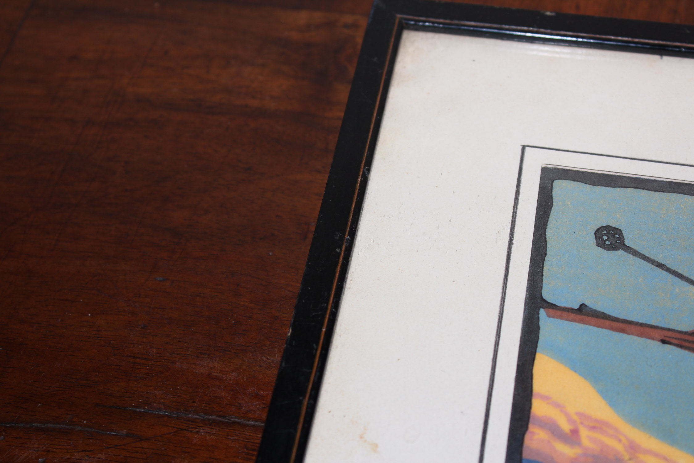 Pair of Framed Ski Prints