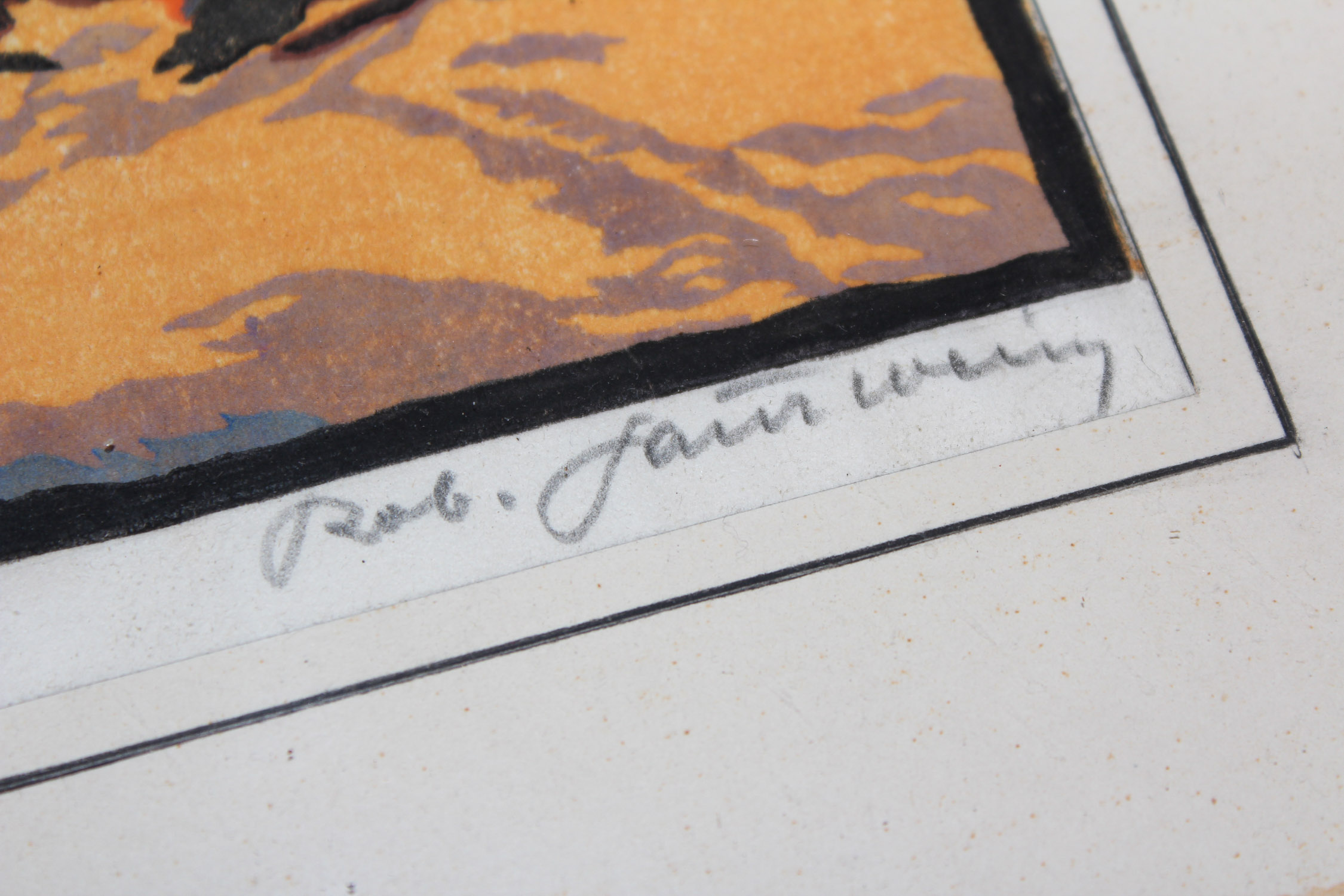 Pair of Framed Ski Prints