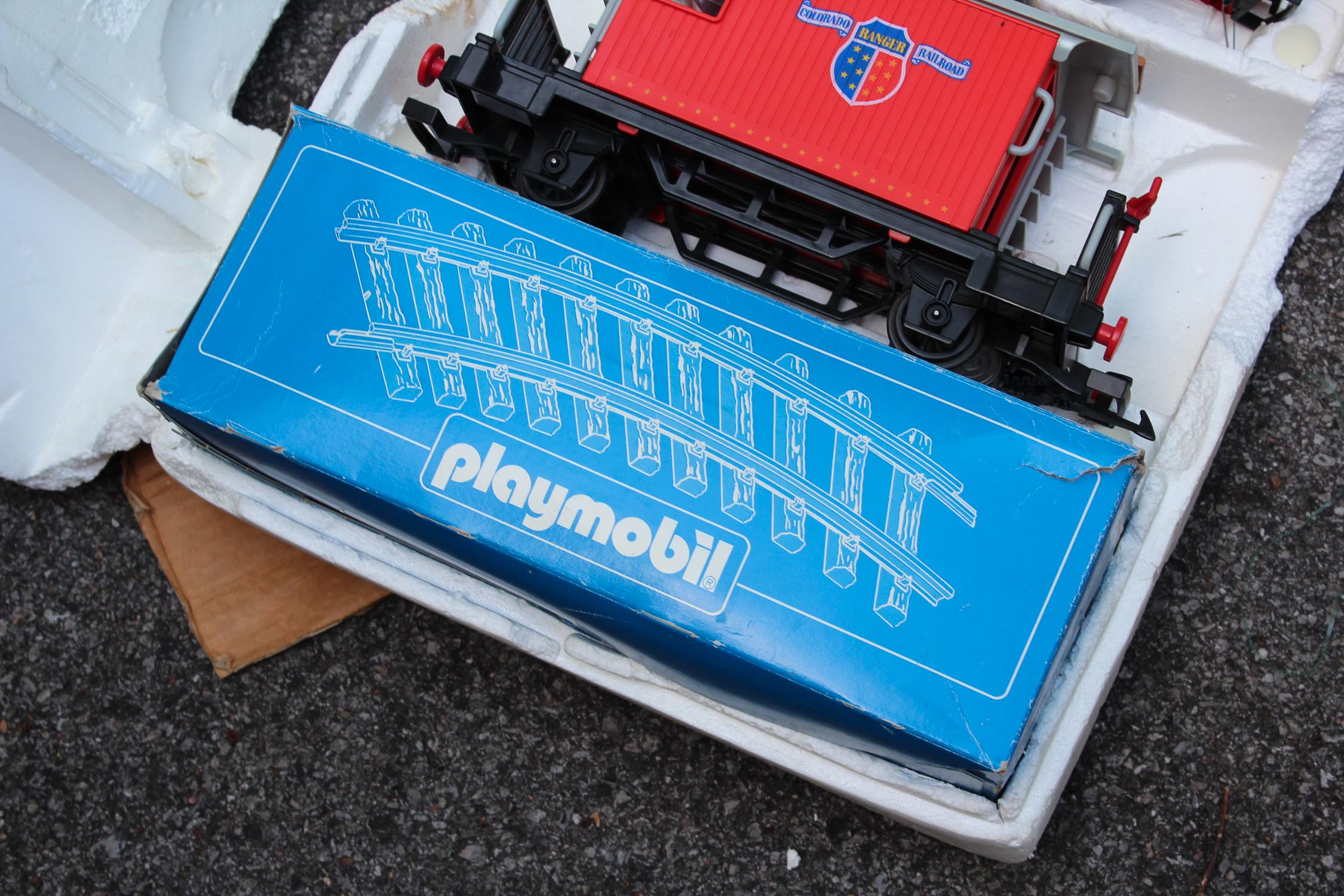 Vintage Playmobil Western Train Set