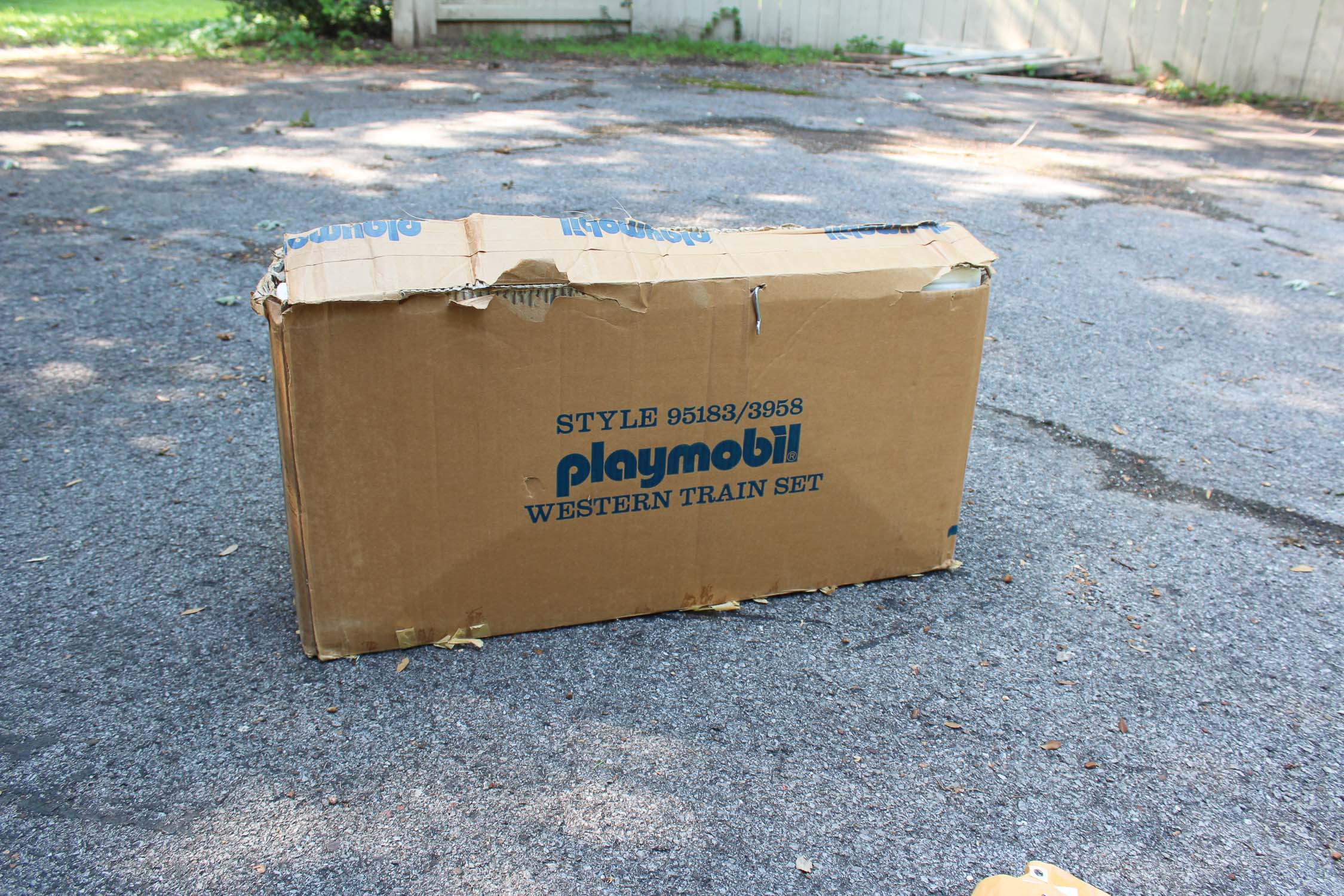 Vintage Playmobil Western Train Set