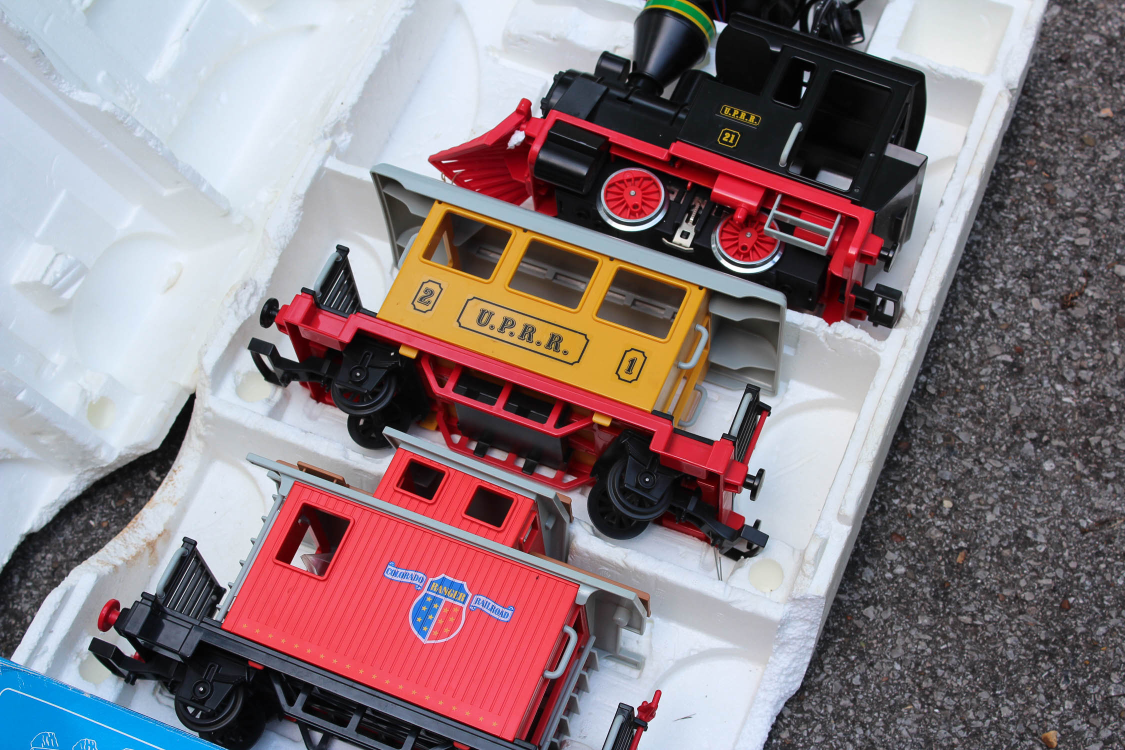 Vintage Playmobil Western Train Set