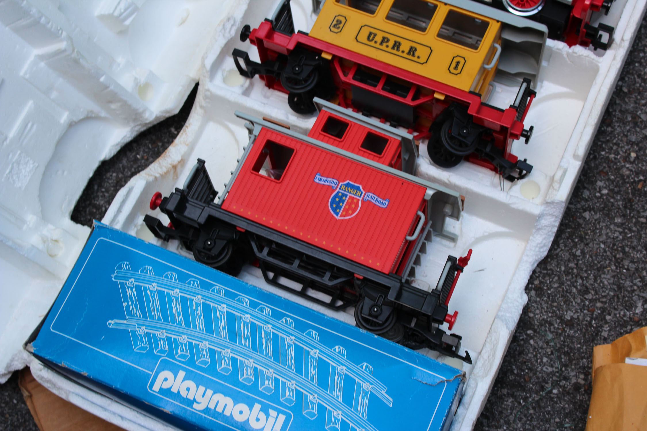 Vintage Playmobil Western Train Set