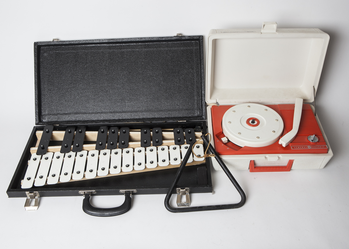 Xylophone and GE Portable 45 Player
