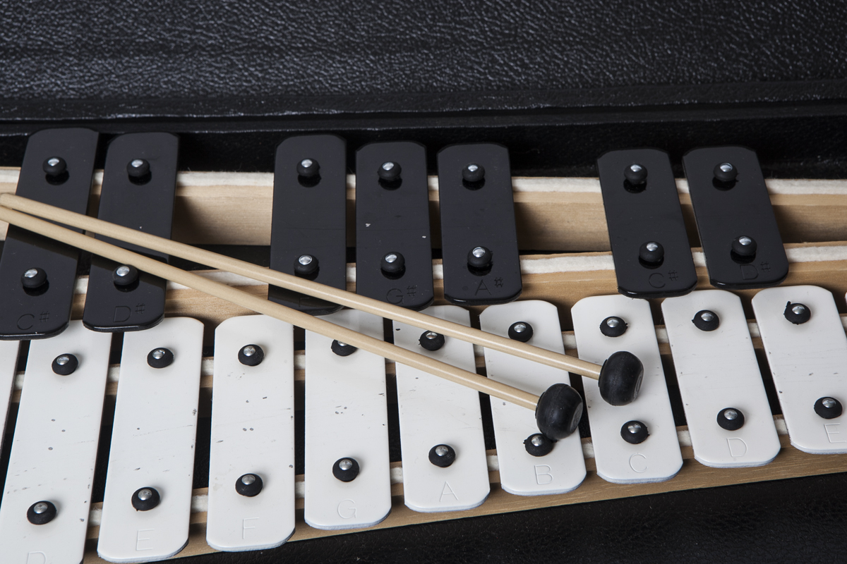 Xylophone and GE Portable 45 Player