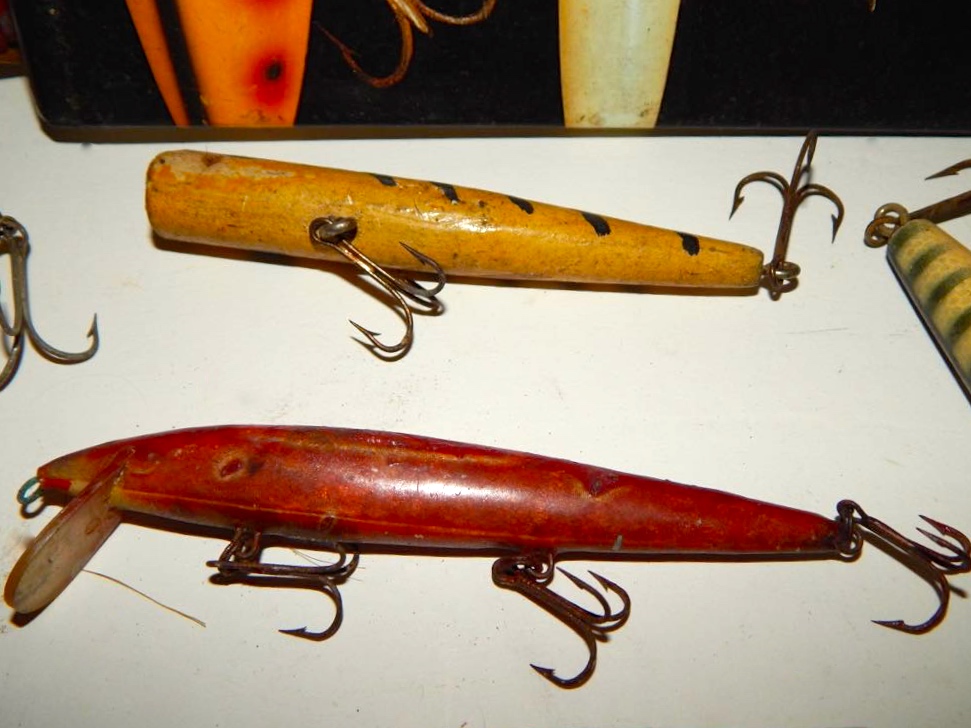 Vintage Fishing Lures & Book
