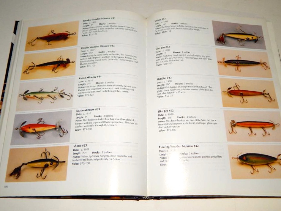 Vintage Fishing Lures & Book