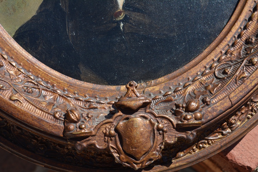 Thomas B. Read Original Oil Painting "Portrait of a Young Woman"