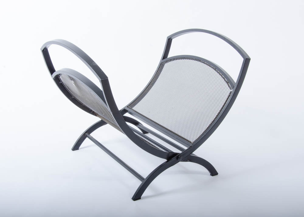 Foldable Fireplace Log Holder