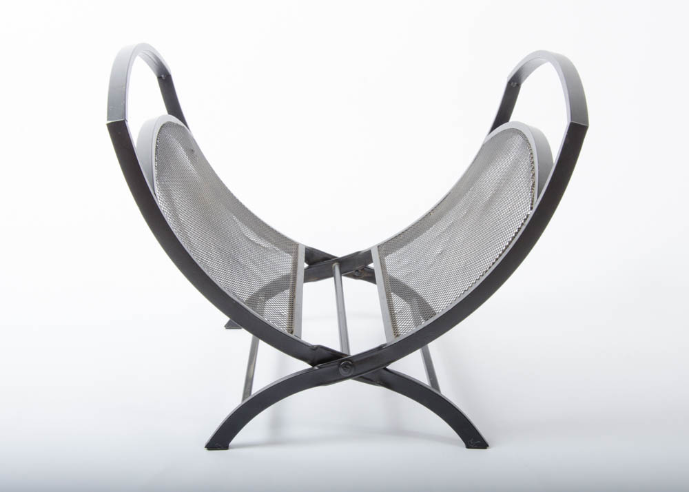 Foldable Fireplace Log Holder