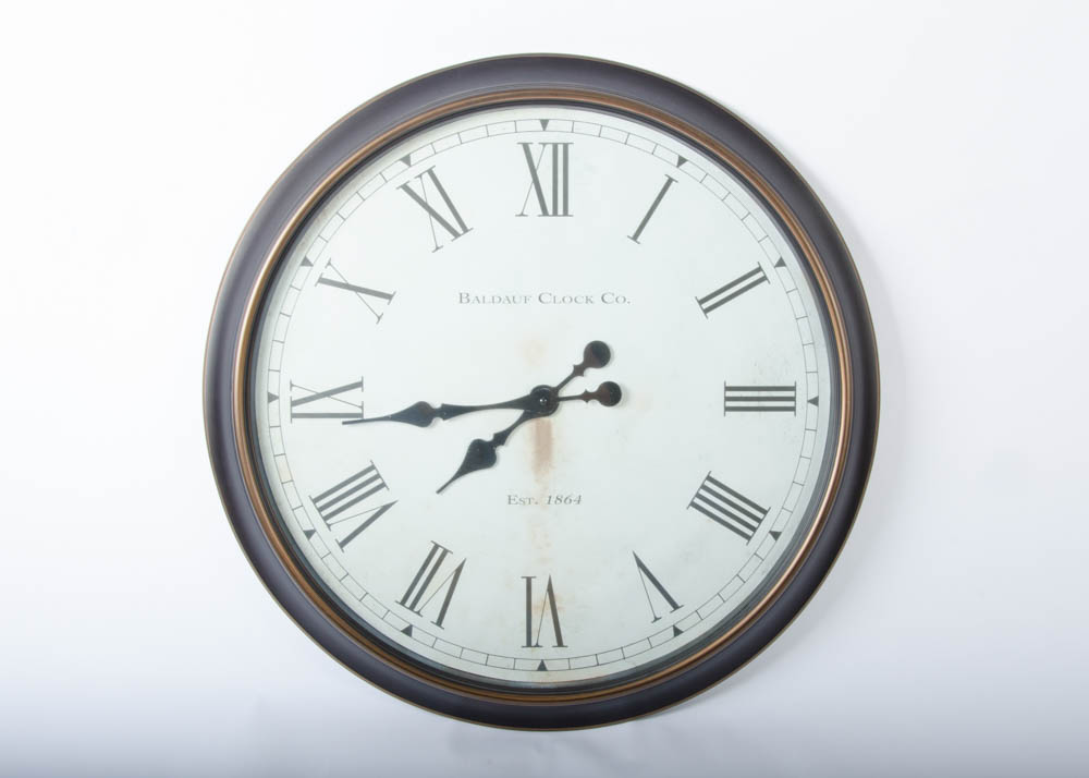 Large Baldauf Wall Clock