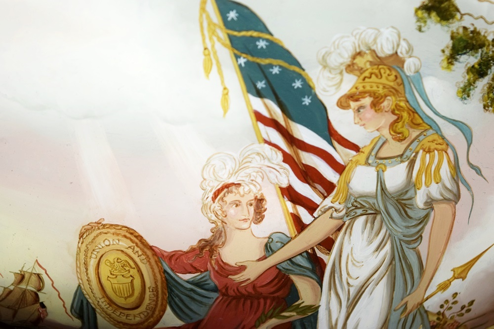 L. Curtis Girandole Banjo Clock by Ted Burleigh, Jr.