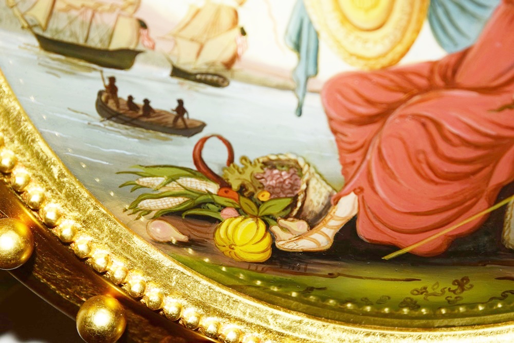 L. Curtis Girandole Banjo Clock by Ted Burleigh, Jr.