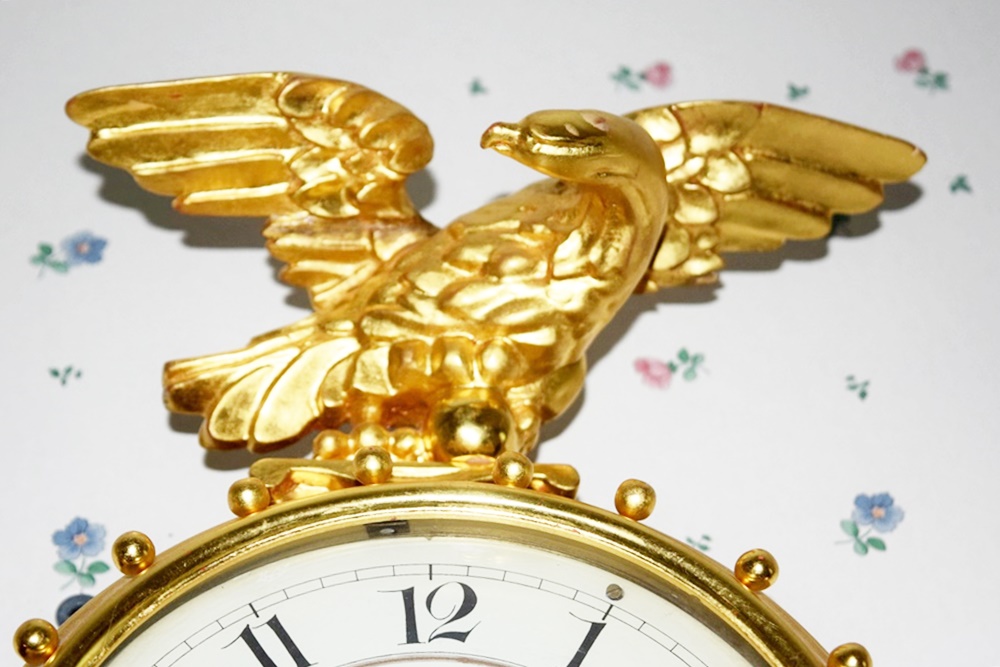 L. Curtis Girandole Banjo Clock by Ted Burleigh, Jr.