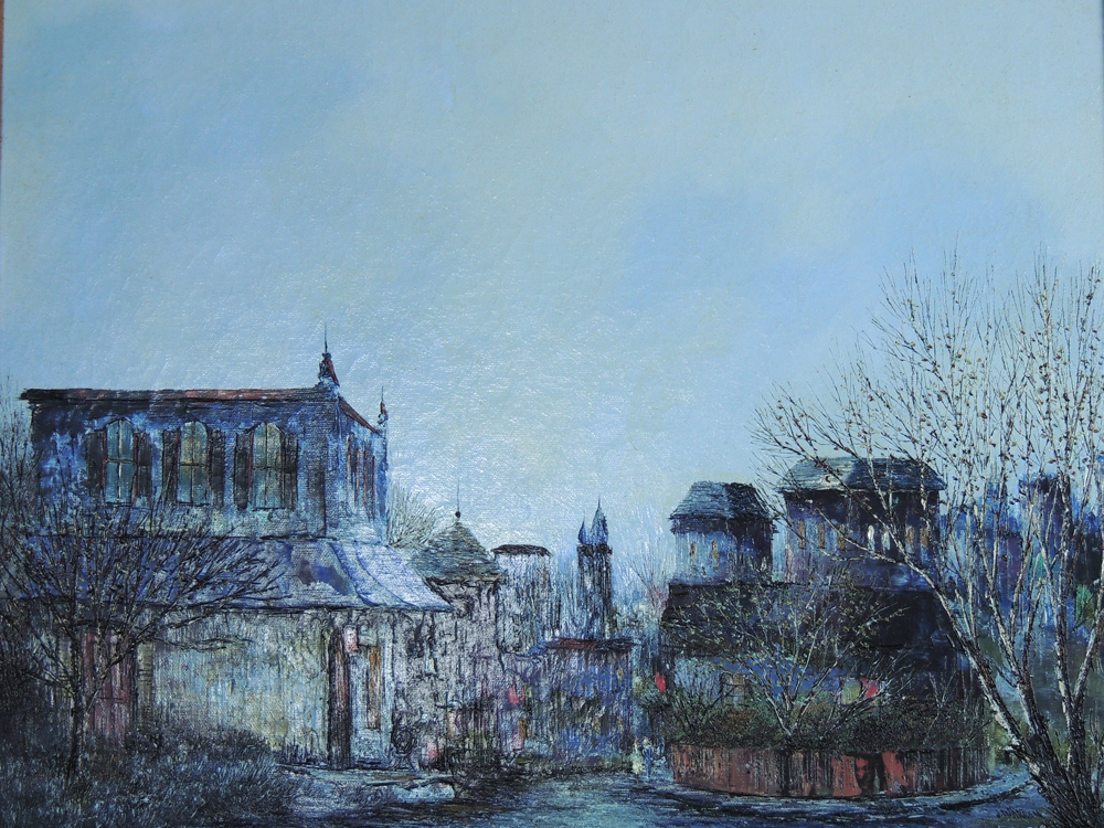 Original Oil Painting on Canvas by J. Warren