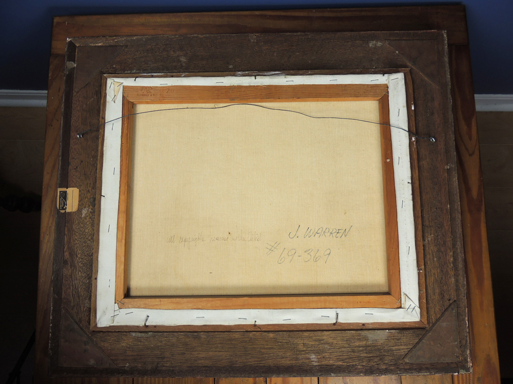 Original Oil Painting on Canvas by J. Warren