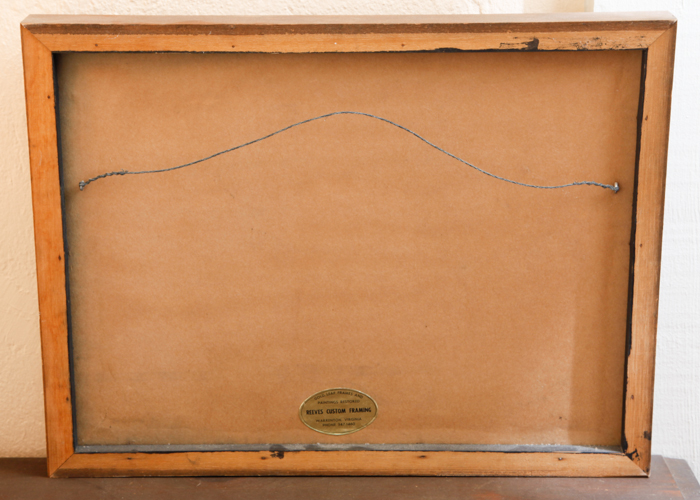 Vintage Japanese Woodblock of Owls