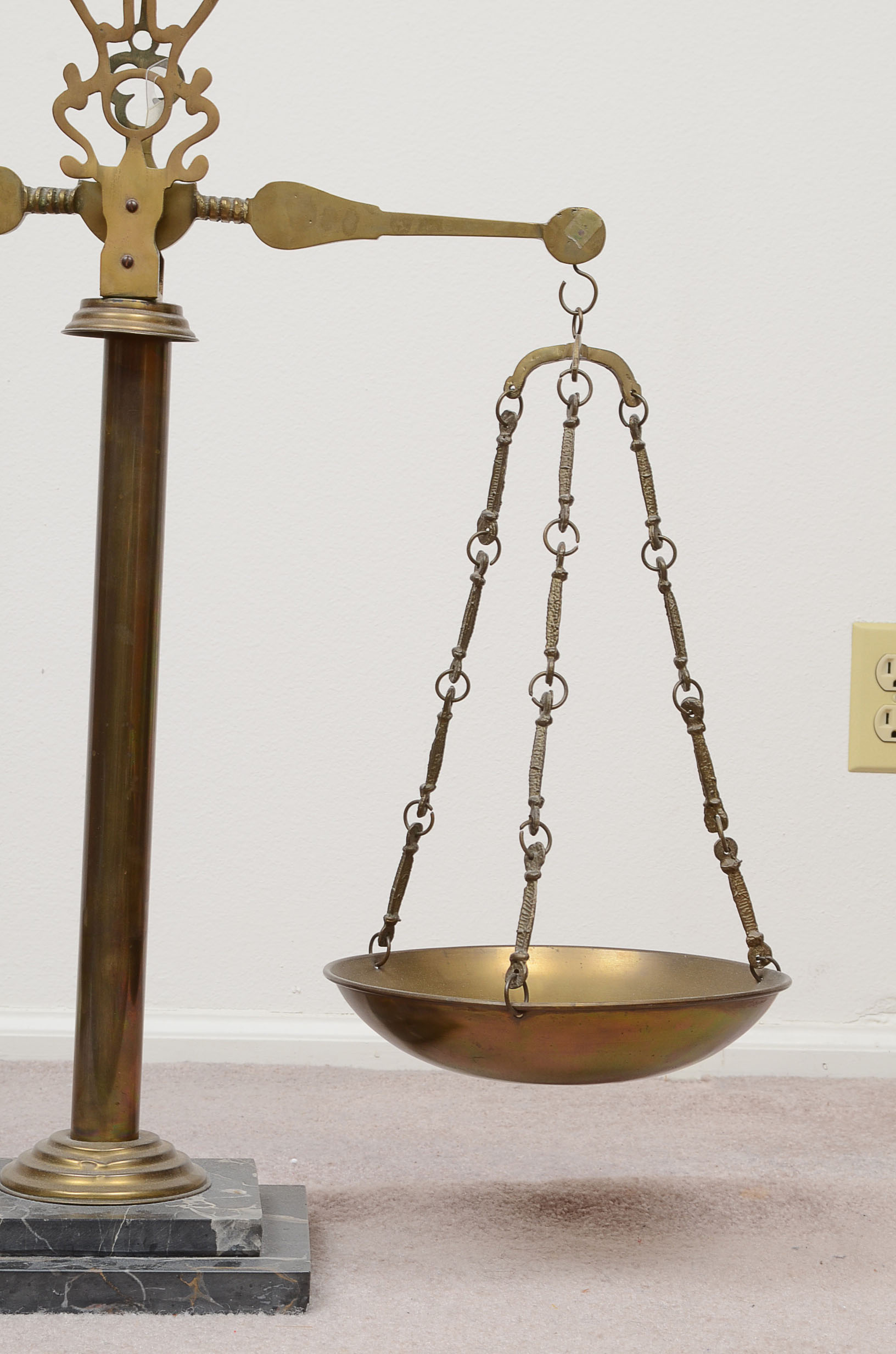 Antique Brass Apothecary Scale