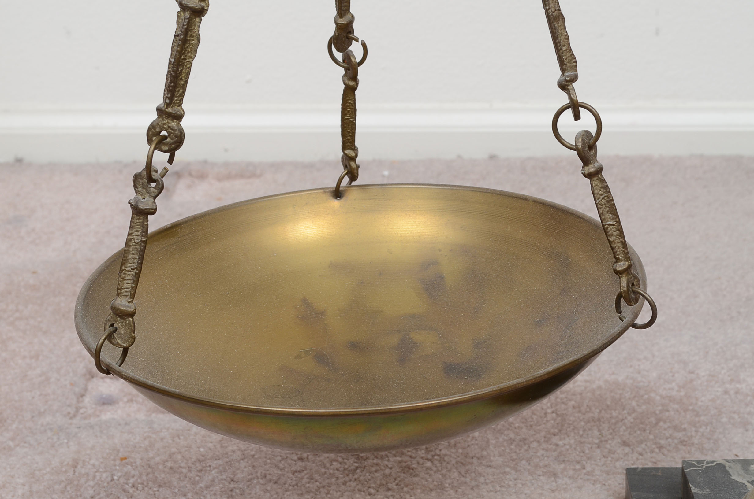Antique Brass Apothecary Scale