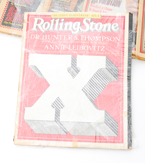 Collection of Vintage Issues of Rolling Stone Magazine