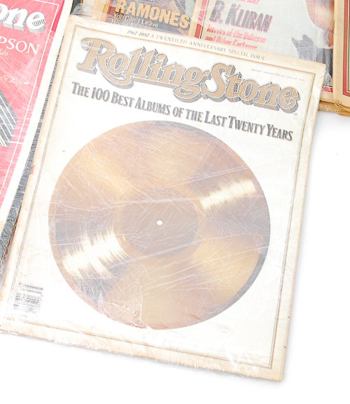 Collection of Vintage Issues of Rolling Stone Magazine