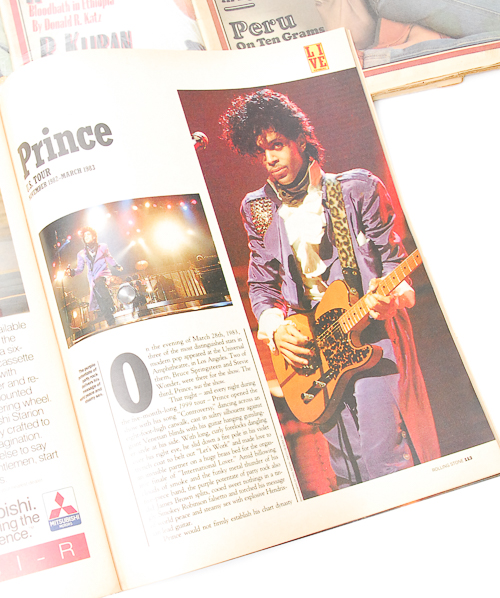 Collection of Vintage Issues of Rolling Stone Magazine