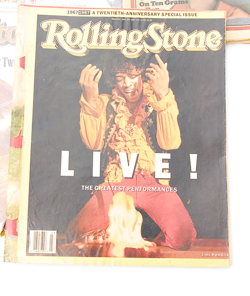 Collection of Vintage Issues of Rolling Stone Magazine