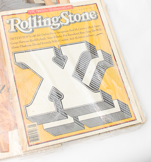 Collection of Vintage Issues of Rolling Stone Magazine