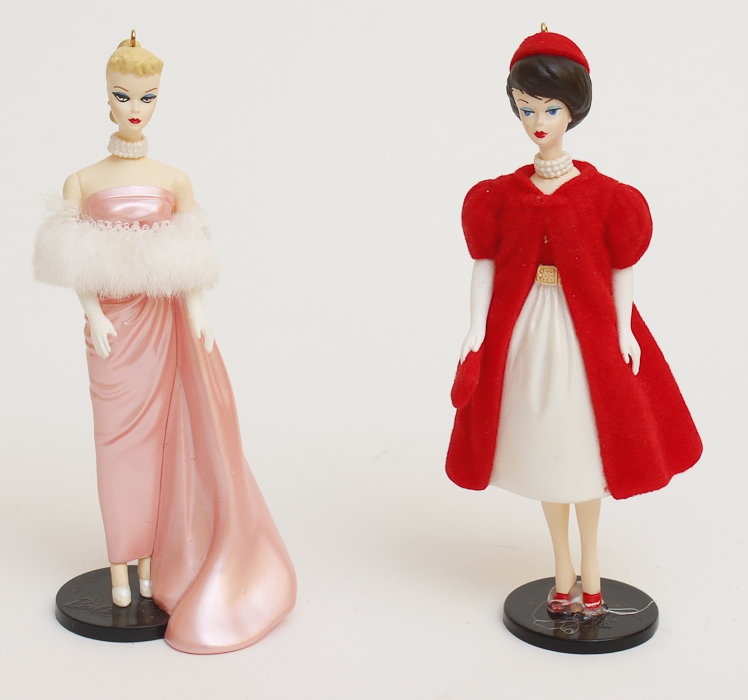 Collection of Hallmark Keepsake Barble Ornaments