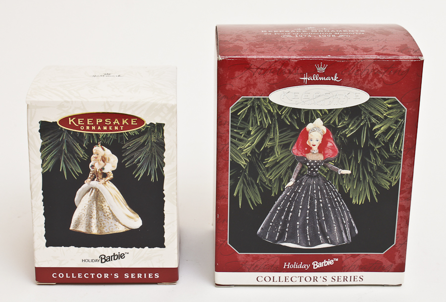 Collection of Hallmark Keepsake Barble Ornaments