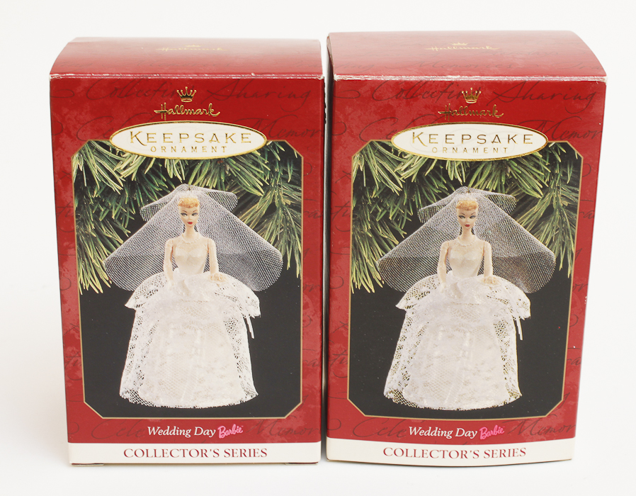 Collection of Hallmark Keepsake Barble Ornaments