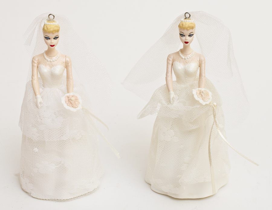 Collection of Hallmark Keepsake Barble Ornaments