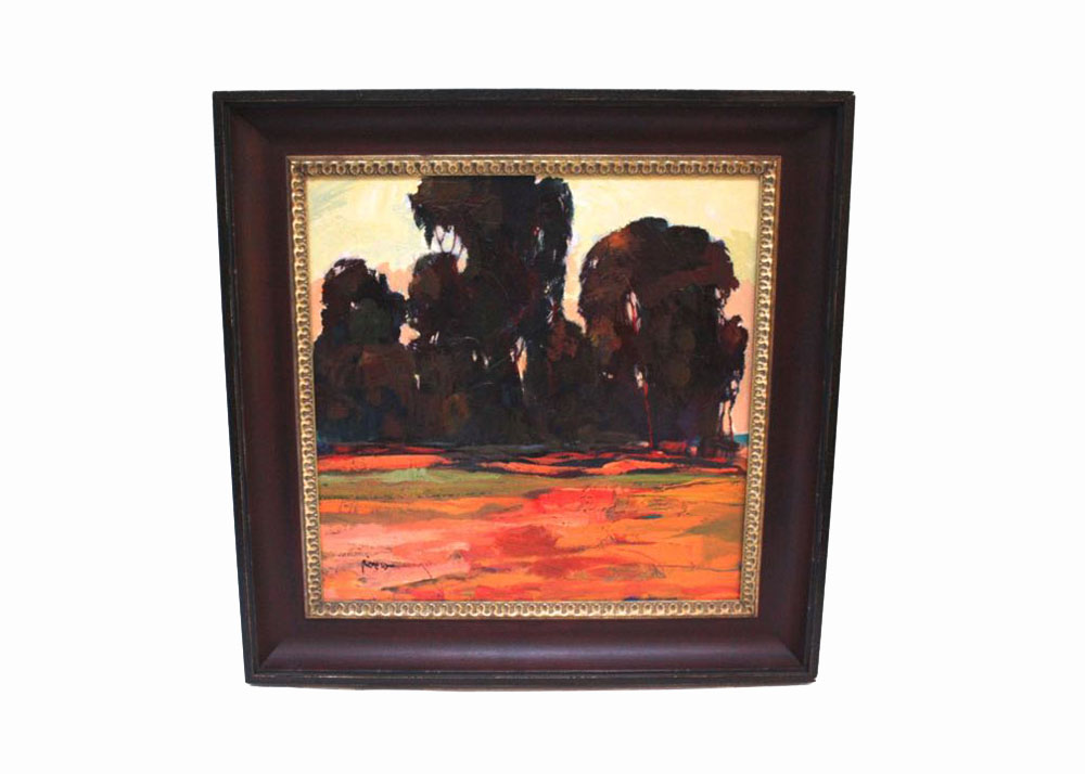 Mike Rivero Original Acrylic Plein Air Painting