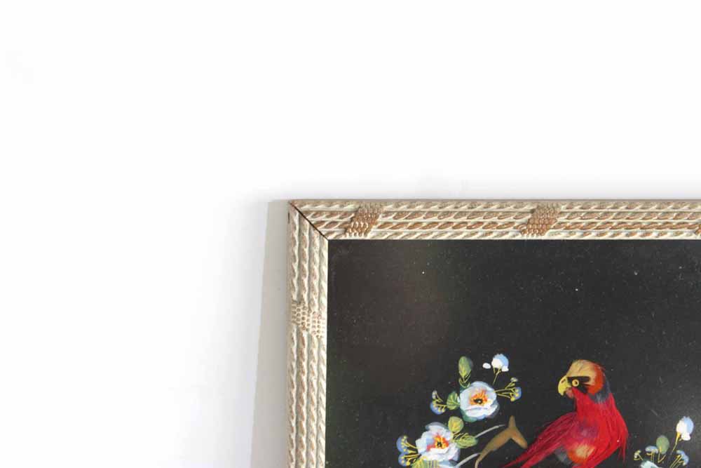 Signed Glenn F. Bastian Feather Art