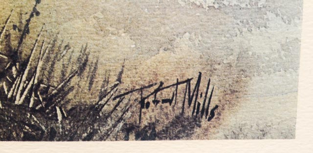 Limited Edition Lithograph by Robert Mills