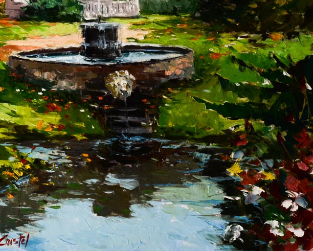 Martha Cristel Impressionistic Style Landscape Oil on Canvas