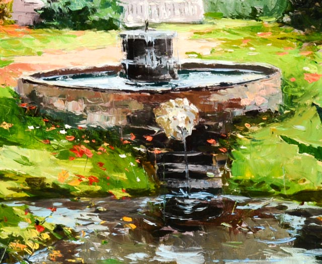 Martha Cristel Impressionistic Style Landscape Oil on Canvas