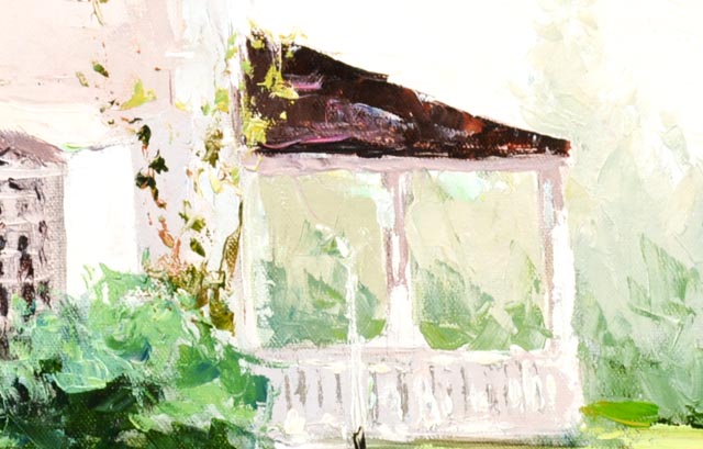 Martha Cristel Impressionistic Style Landscape Oil on Canvas