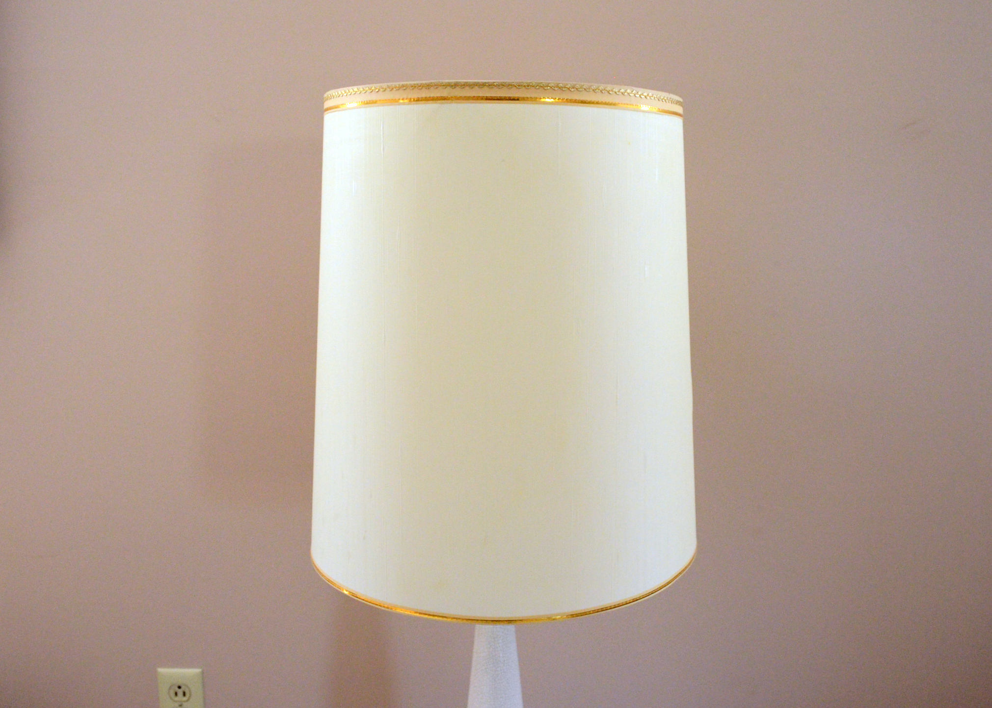 Mid Century Modern Turquoise Table Lamp